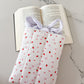 Pochette à livre ou liseuse | Fraises et boucles