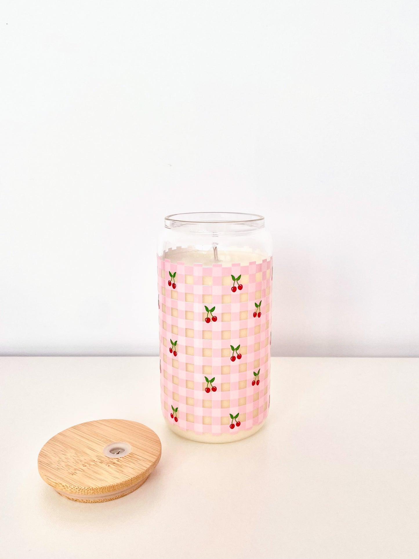 Chandelle | Verre 16 oz | Cerise