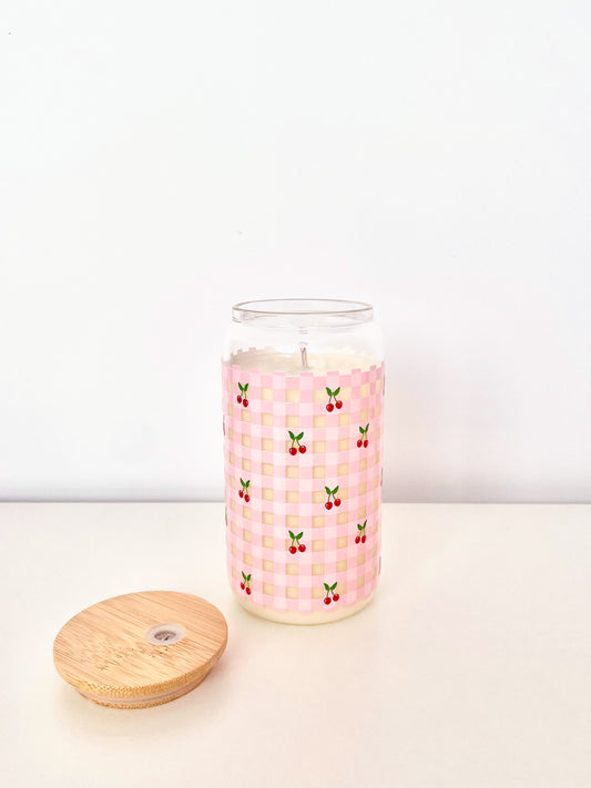 Chandelle | Verre 16 oz | Cerise