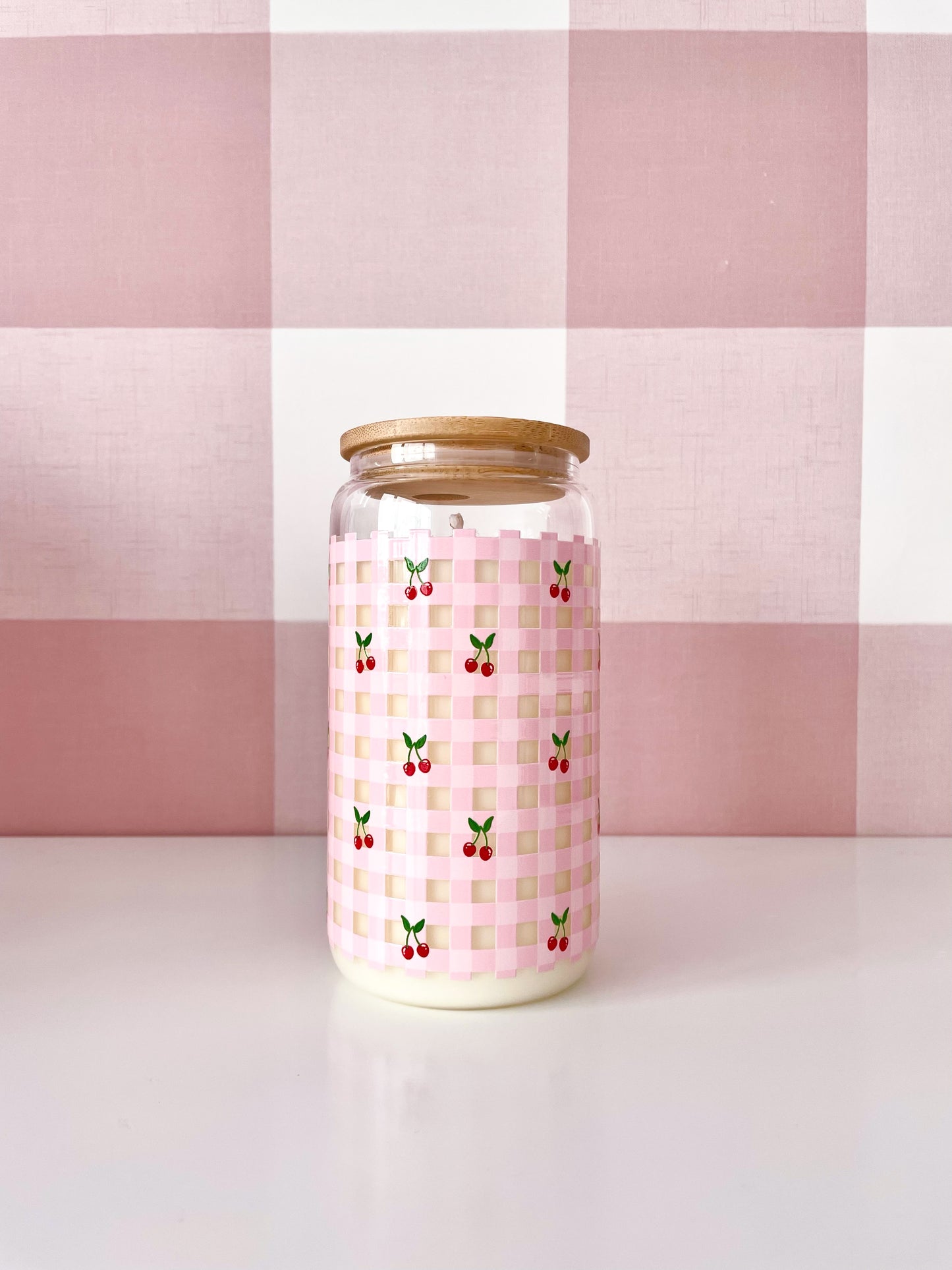 Chandelle | Verre 16 oz | Cerise