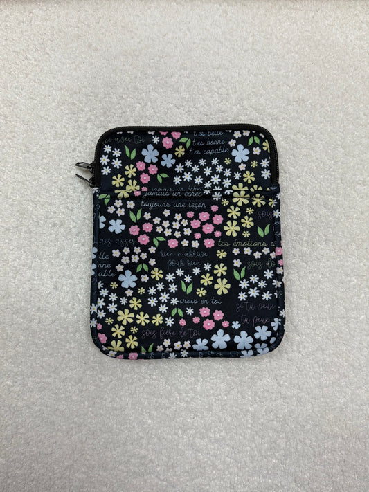 Pochette à liseuse | Affirmations positives florales