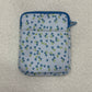 Pochette à liseuse | Fleurs bleues vintages