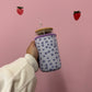 Manchon pour verre 16 oz |  Bouquets de fleurs mauves