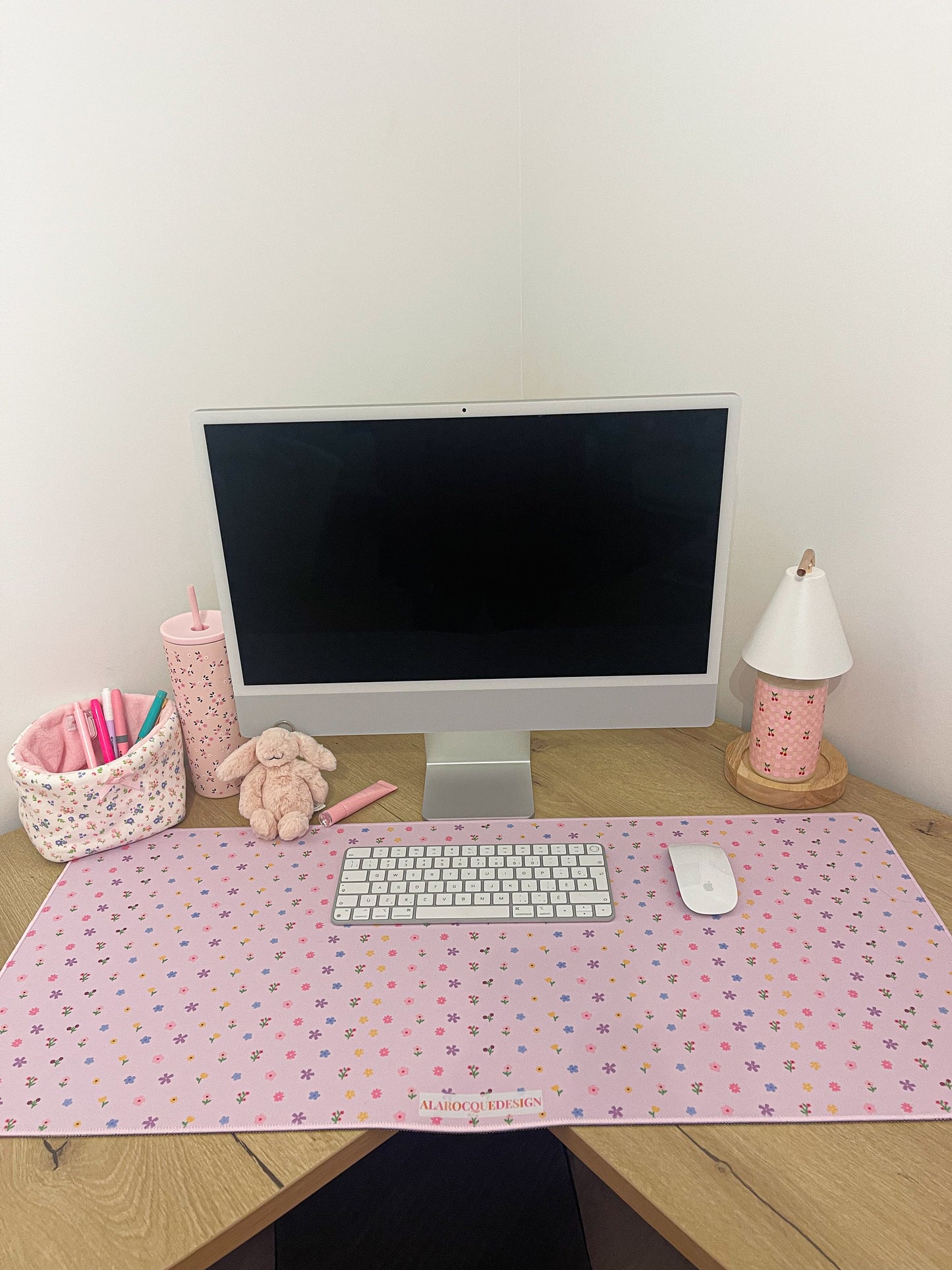 Tapis de bureau | Fleurs colorées