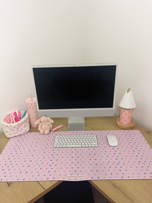 Tapis de bureau | Fleurs colorées