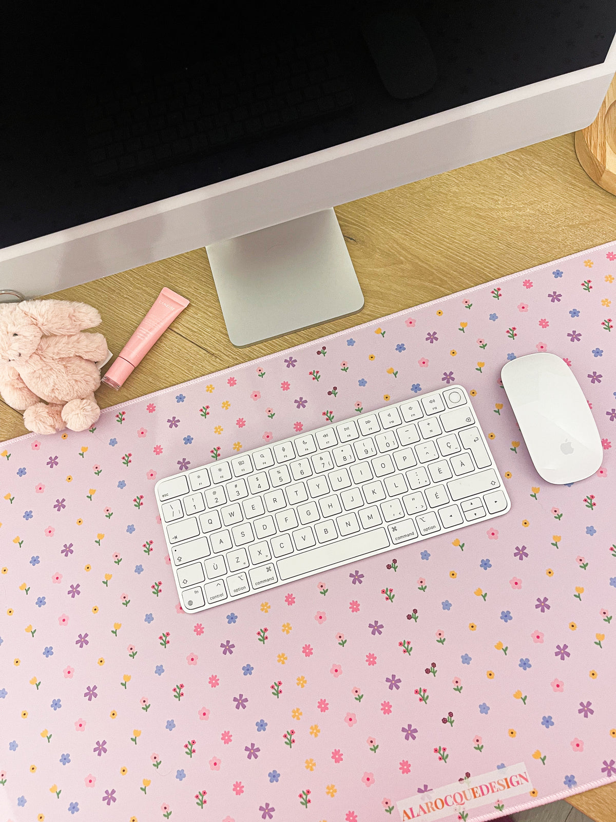 Tapis de bureau | Fleurs colorées