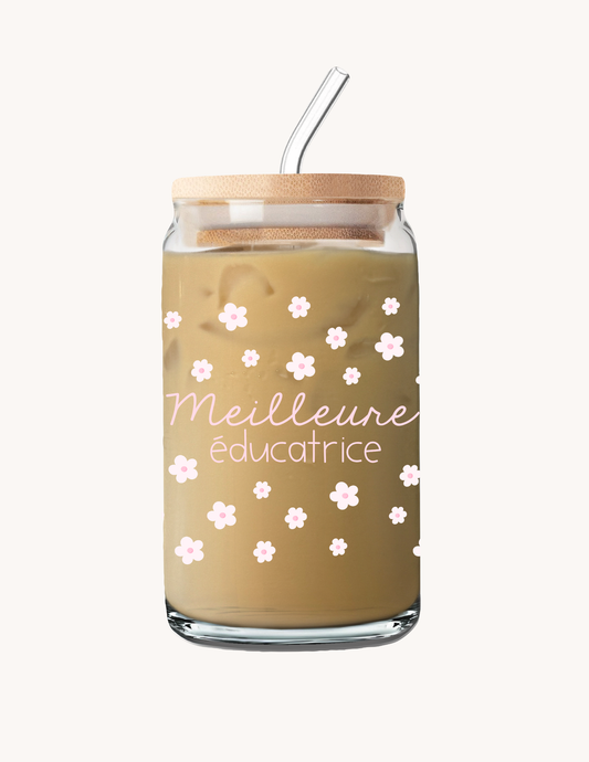 Verre 16 oz | Meilleure éducatrice