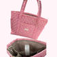 Sac | Fourre-tout 2.0 | Minis fleurs roses et brunes | Imperméable
